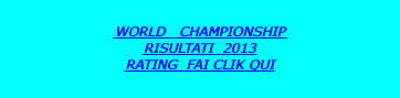  WORLD   CHAMPIONSHIP