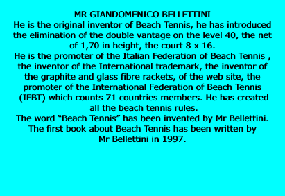  MR GIANDOMENICO BELLETTINI