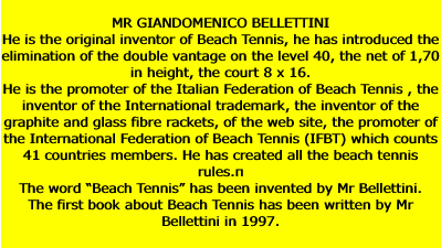  MR GIANDOMENICO BELLETTINI
